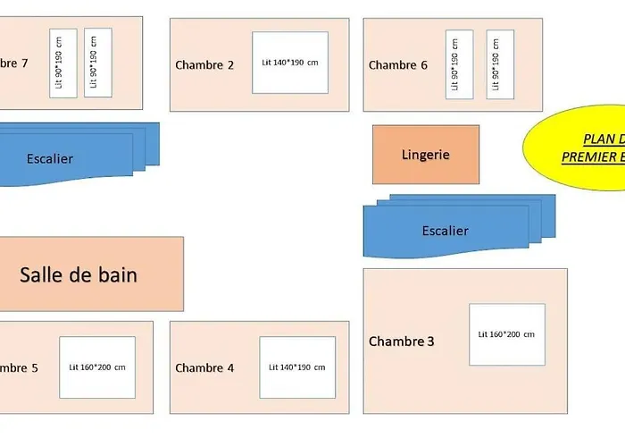 펜션 Ferme De Chenezeau - 15 Personnes , 7 제라르메르